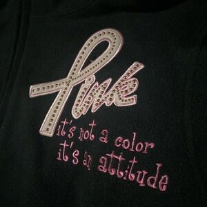 PINK Women's Black Jacket